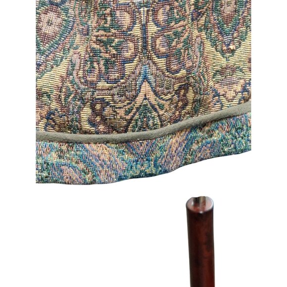 Flashback L Womens Jacket Cropped Paisley Tapestry Boho Cottagecore 90s Vintage - Picture 11 of 14